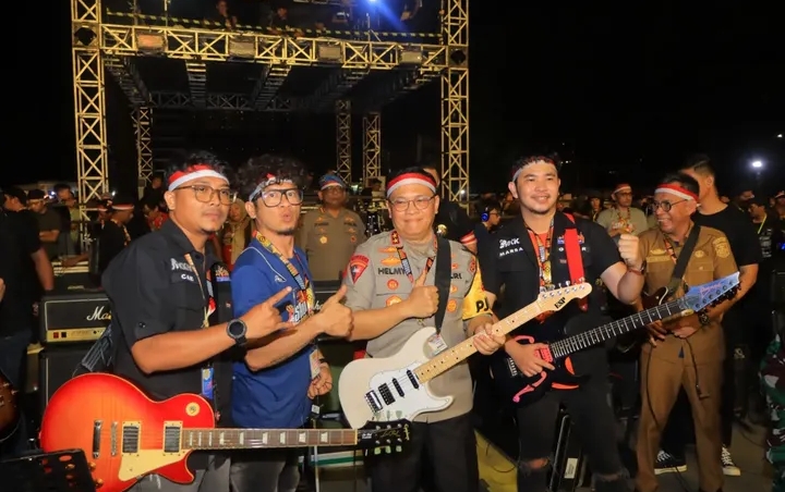 1.308 Musisi Lampung Pecahkan Rekor MURI di Saburai Grand Jam 2025